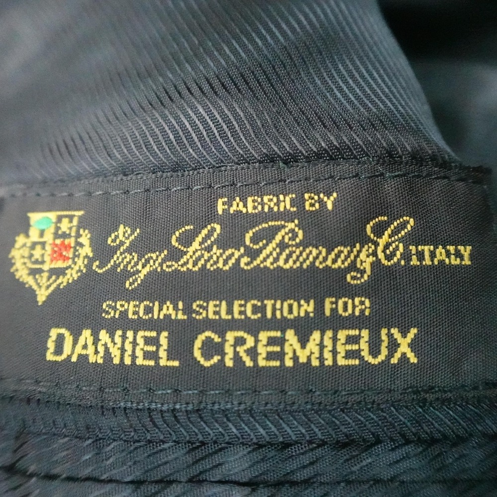 Daniel Cremieux Blazer Mens 44R Black Stripe Loro Piana Wool Sport Coat Jacket - Picture 4 of 16